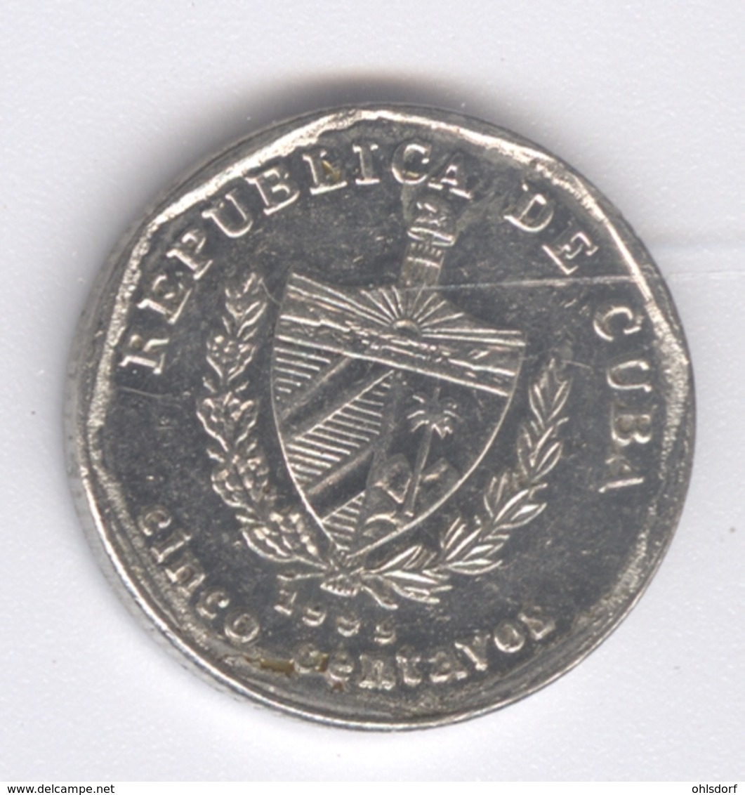 CUBA 1999: 5 Centavos, KM 575 - Cuba