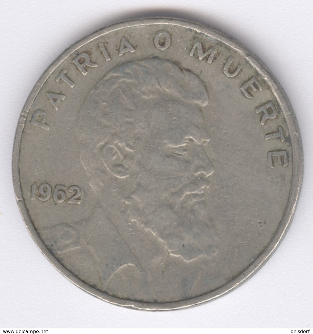 CUBA 1962: 40 Centavos, KM 32 - Cuba