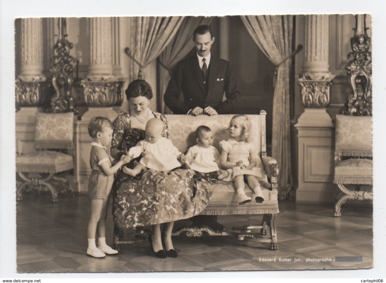 - CPSM LUXEMBOURG - Photo De La Famille Princière - - Familia Real