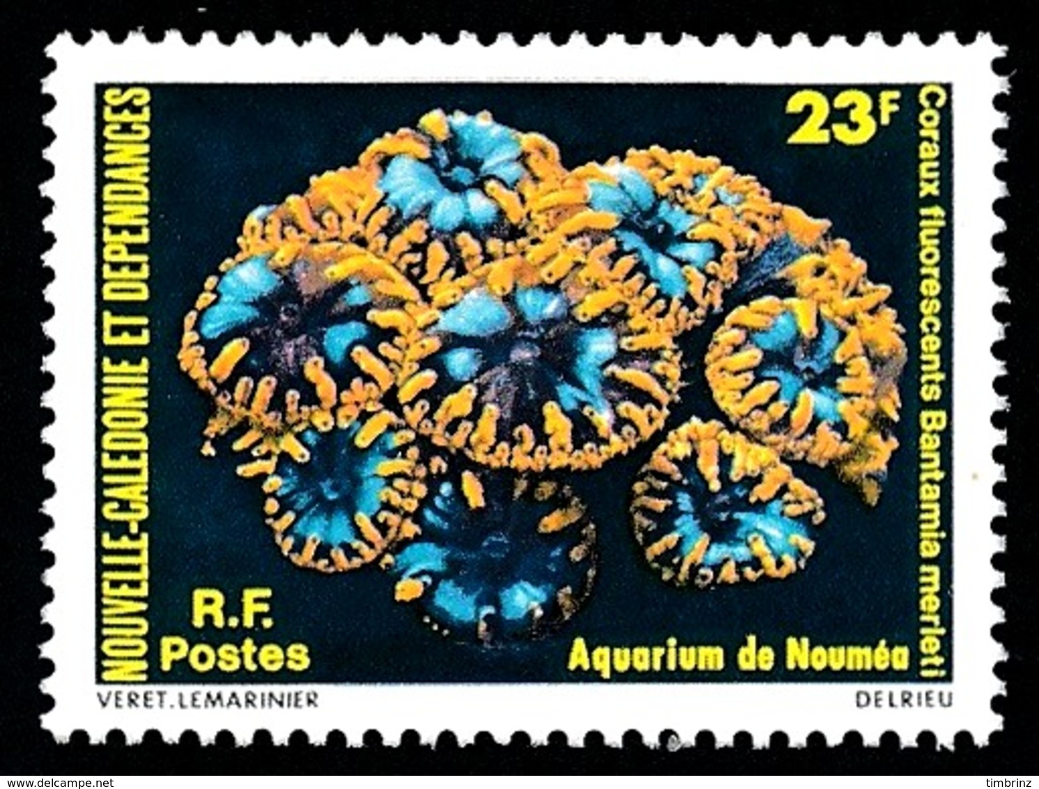 NOUV.-CALEDONIE 1979 - Yv. 434 **  - Coraux Fluorescents  ..Réf.NCE25174 - Ungebraucht