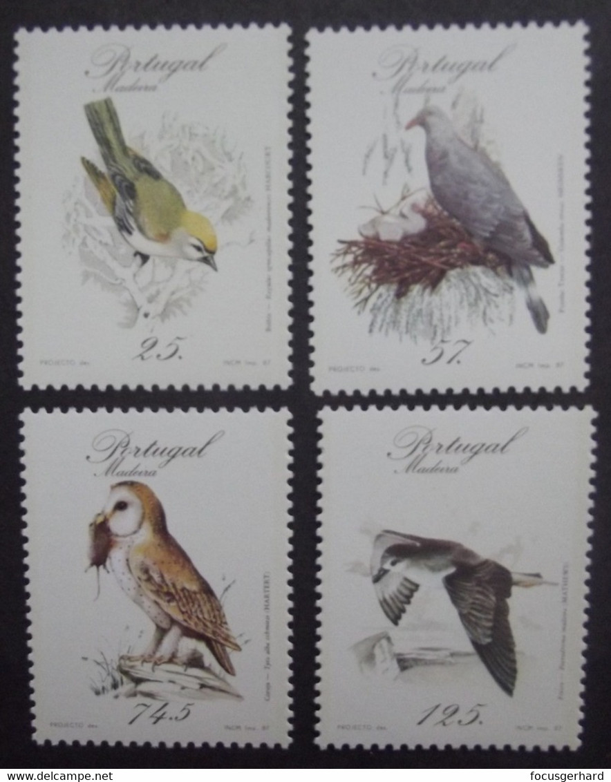 Madeira   Endemische Vögel    1987      ** - Sonstige & Ohne Zuordnung