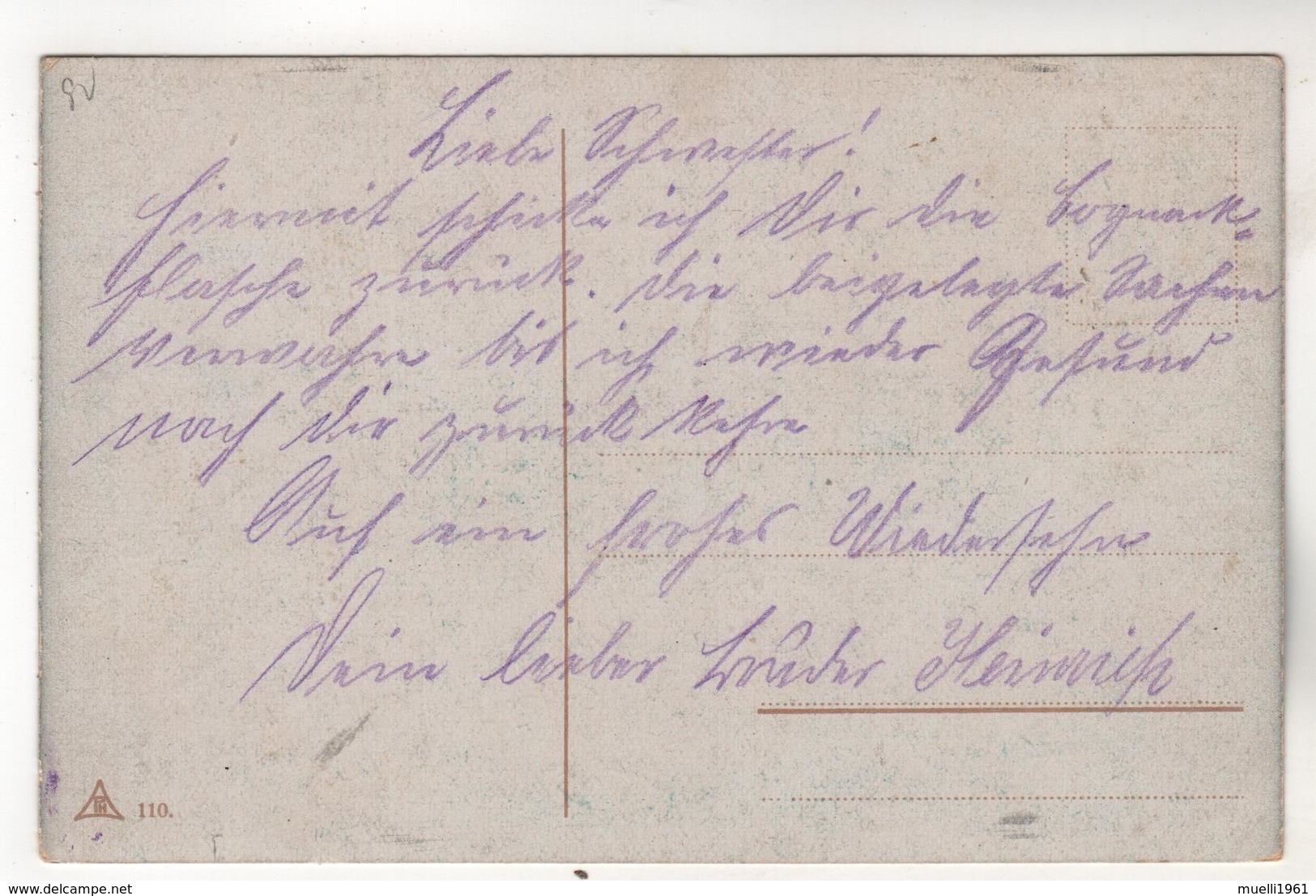 +3411, Feldpostkarte, Gelaufen, - Guerre 1914-18