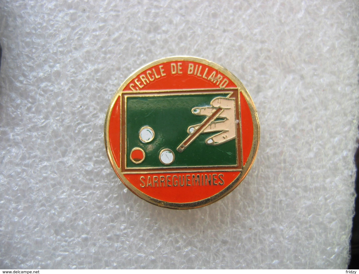 Pin's Du Cercle De Billard De La Ville De SARREGUEMINES (Dépt 57) - Biliardo