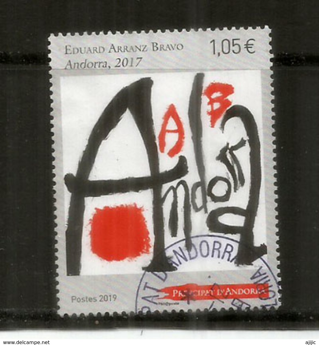 Artista Catalán Eduard Arranz-Bravo, Pintor Català. Nuevo Sello 2019, Cancelado, Primera Calidad - Used Stamps