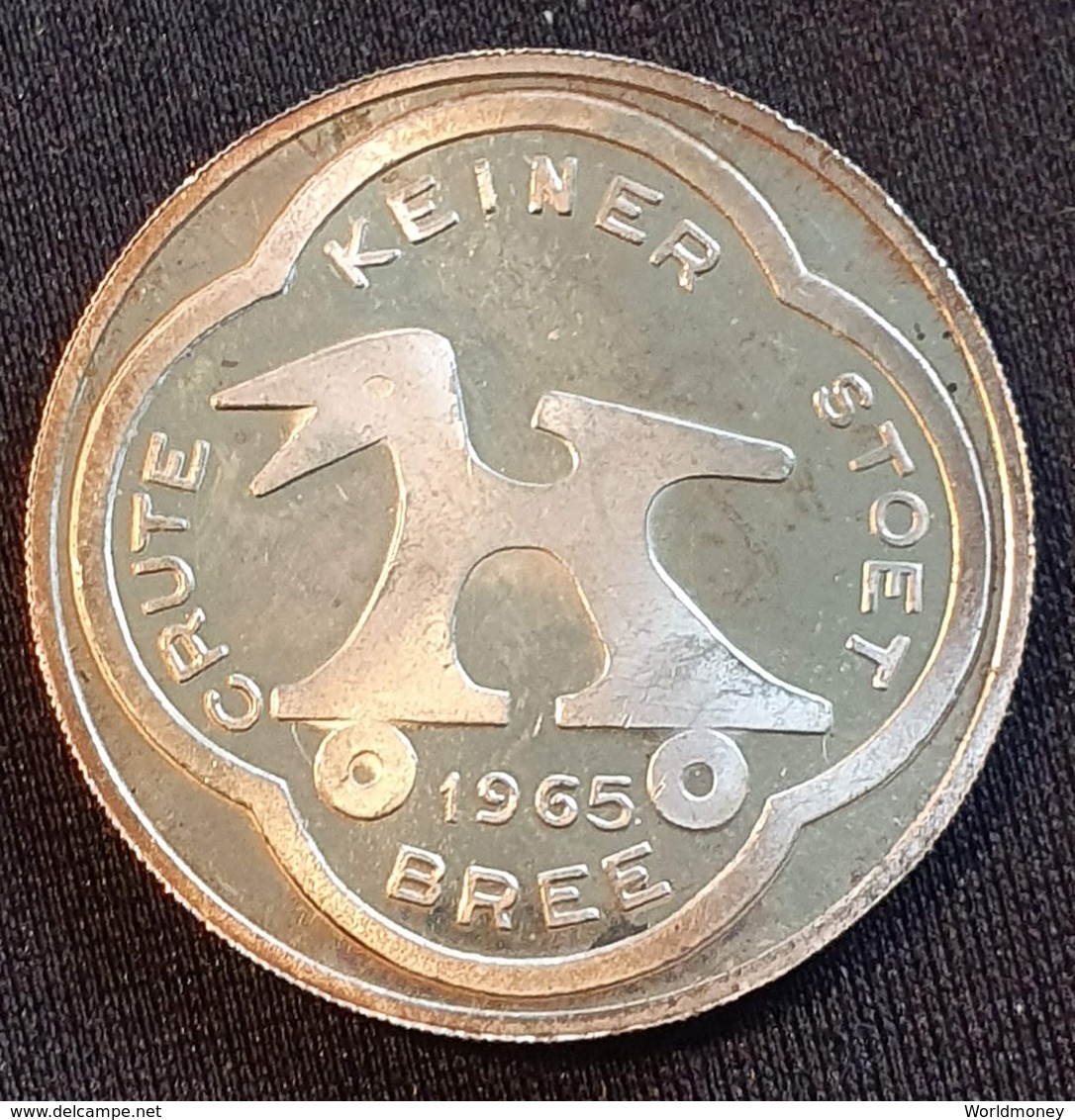 Bree - 1965 - 25 Cts   (zilver) - Monete Allungate (penny Souvenirs)