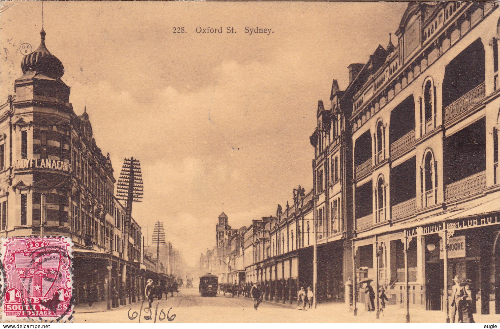 489/ Oxford Street Sydney, Tram 1906 - Sydney