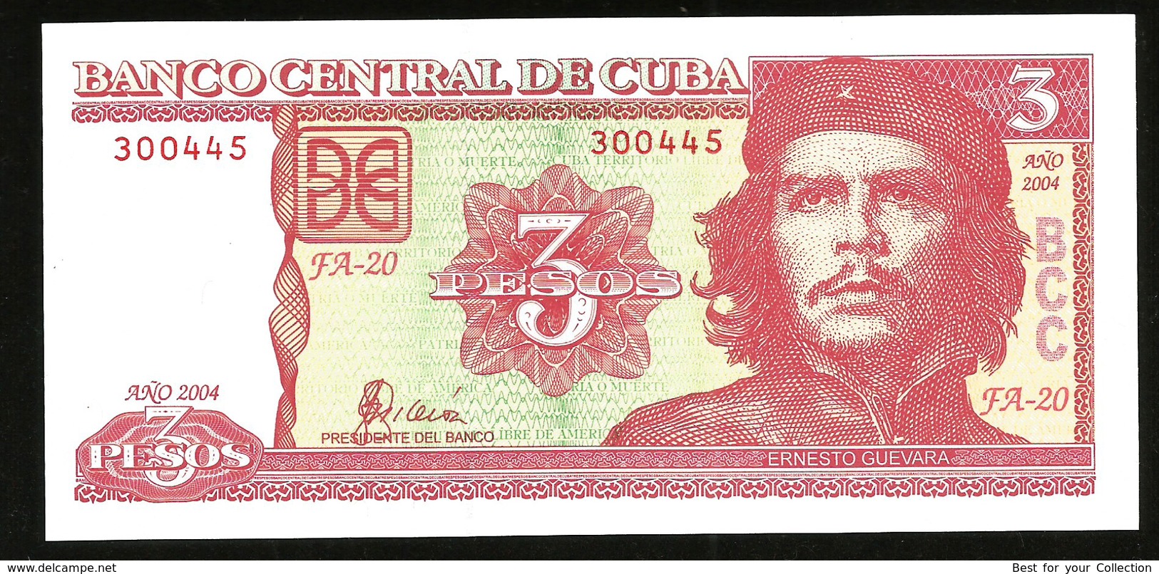 * Cuba 3 Pesos  2004 ! UNC ! - Cuba