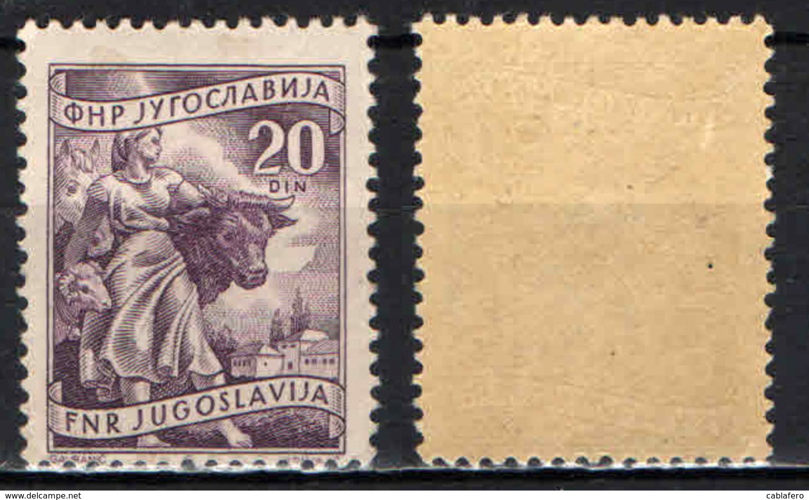 JUGOSLAVIA - 1951 - Livestock Raising - MH - Nuovi