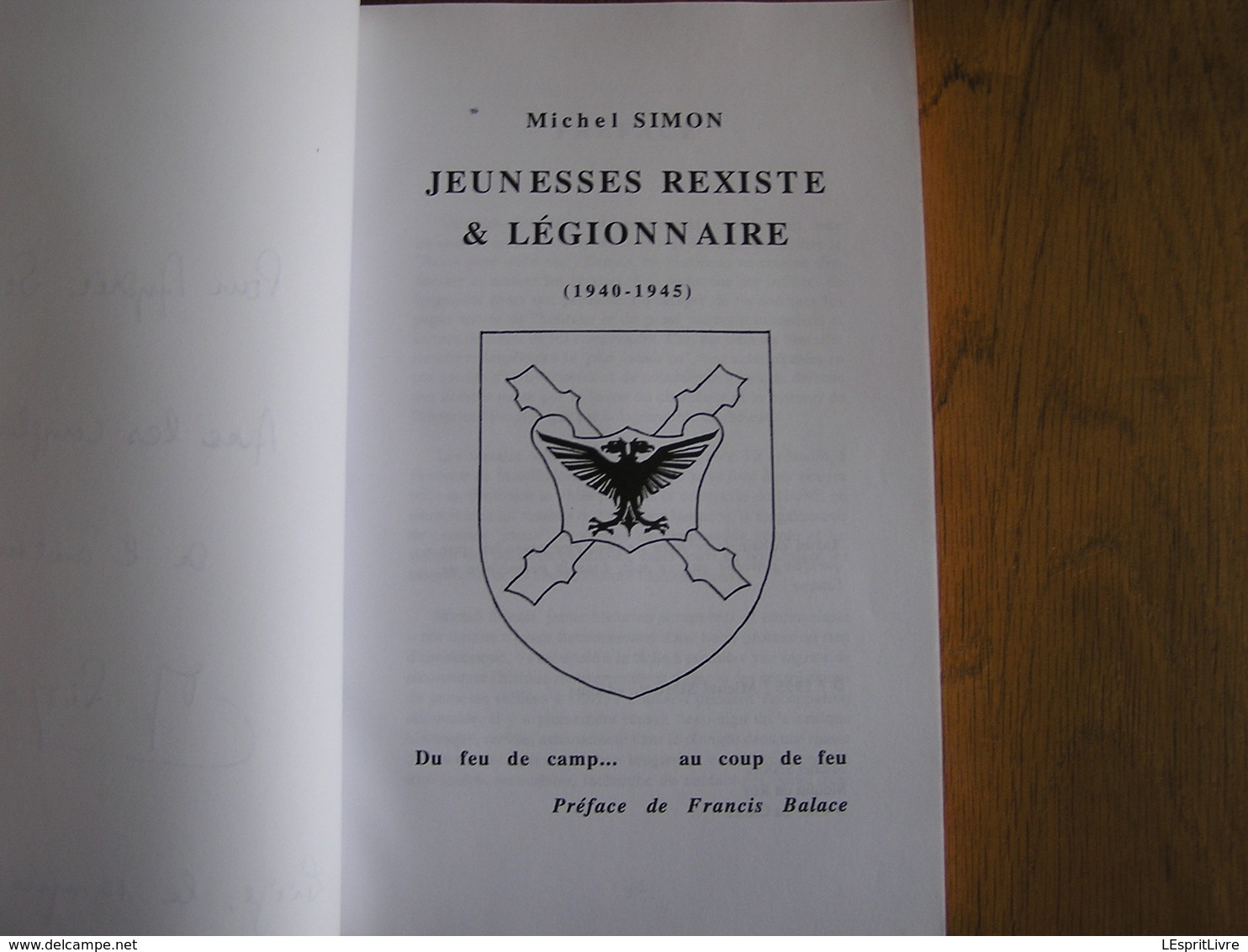 JEUNESSES REXISTE & LEGIONNAIRE Guerre 40 45 Collaboration Degrelle Ordre Nouveau Rex Hagemans Légion Flandre Wallonie - Oorlog 1939-45