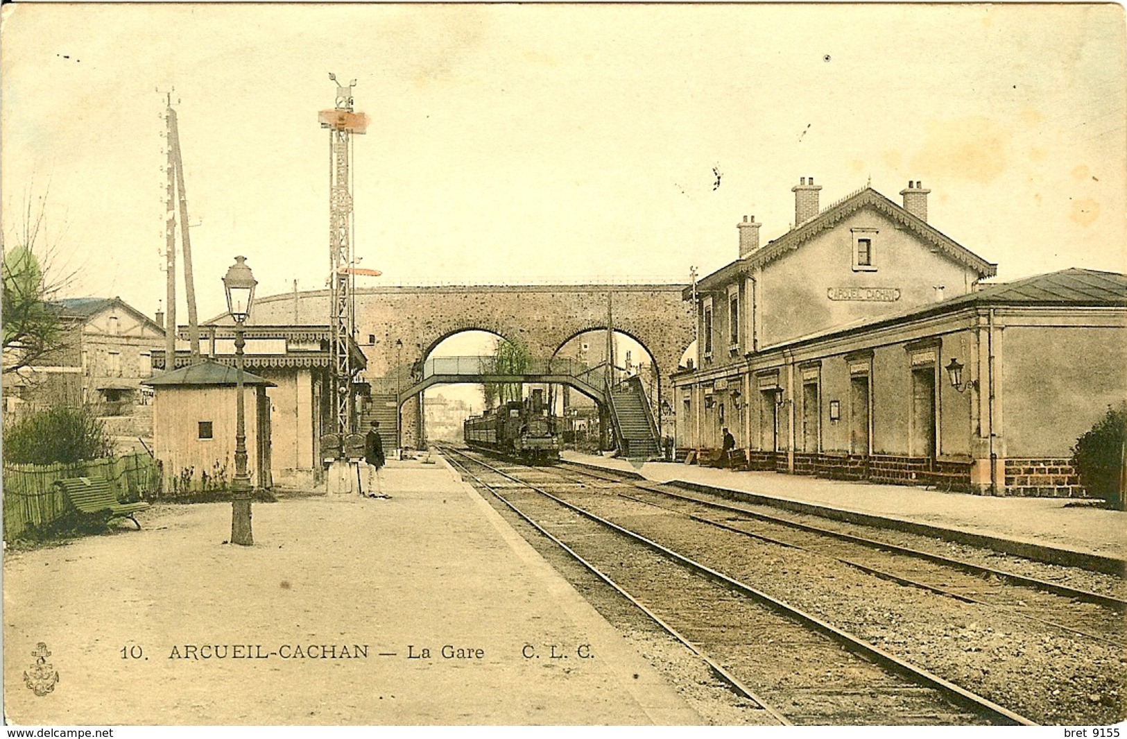 94 ARCUEIL CACHAN  LA GARE PREMIERES COLORISATIONS - Arcueil