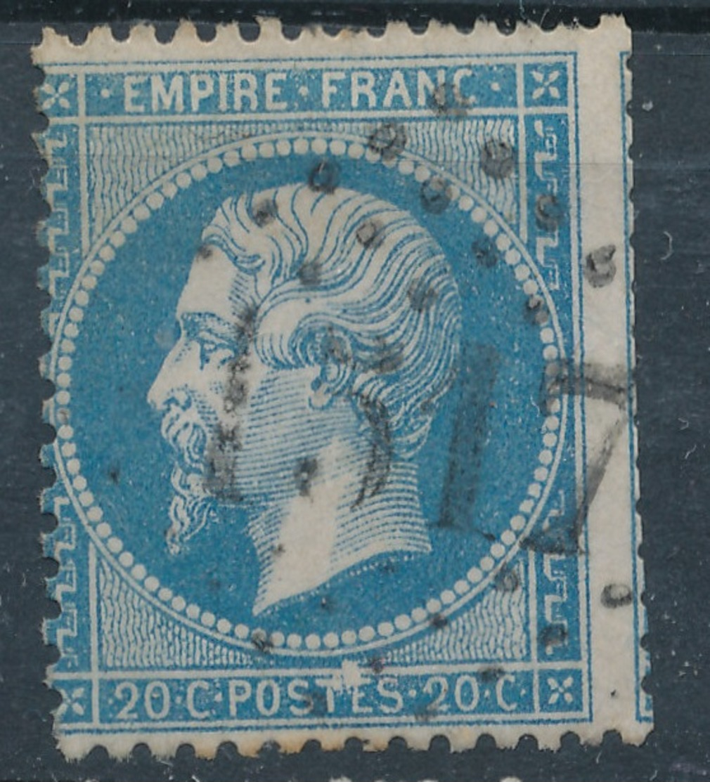 N°22 VARIETE ET OBLITERATION. - 1862 Napoléon III