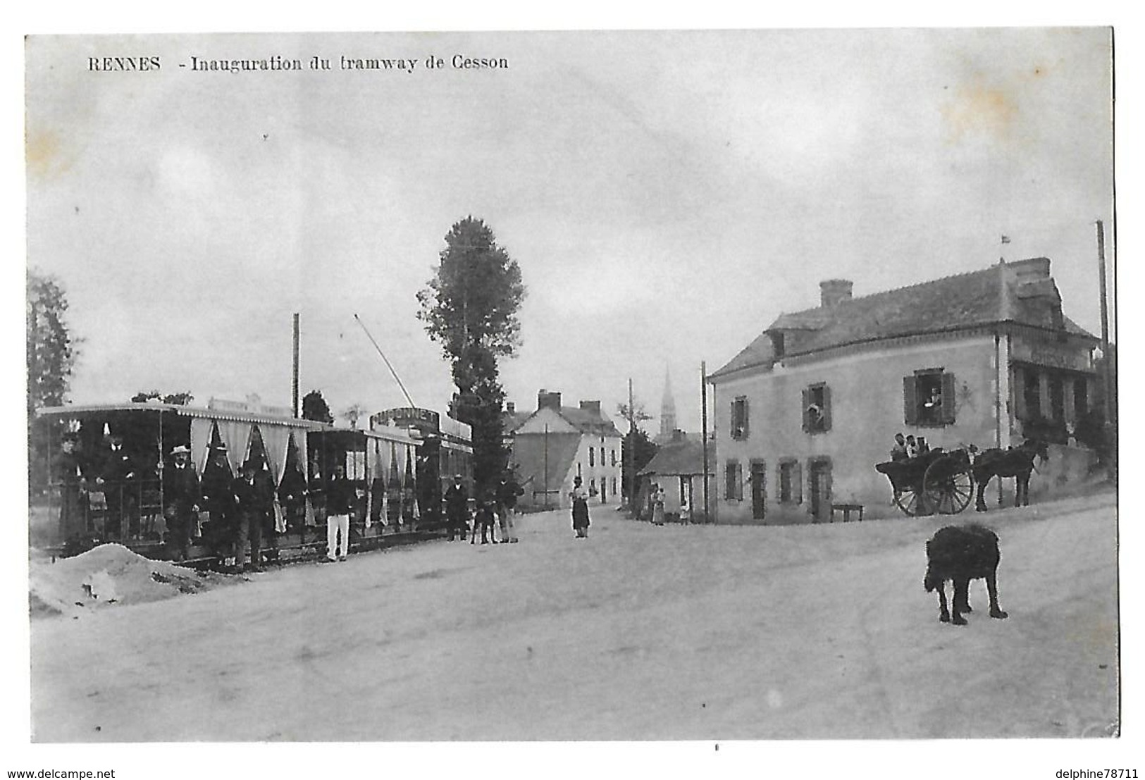 RENNES  Inauguration Du Tramway De Cesson   (recto-verso) - Rennes