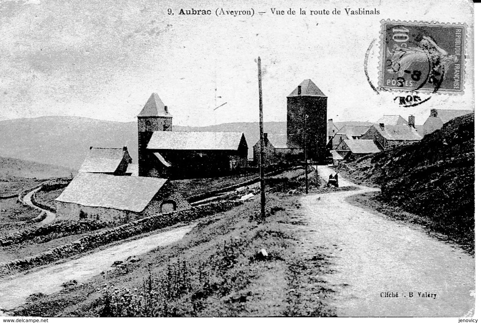 AUBRAC VUE DE LA ROUTE DE VASBINALS DETAILS A VOIR !!! REF 62163 - Andere & Zonder Classificatie