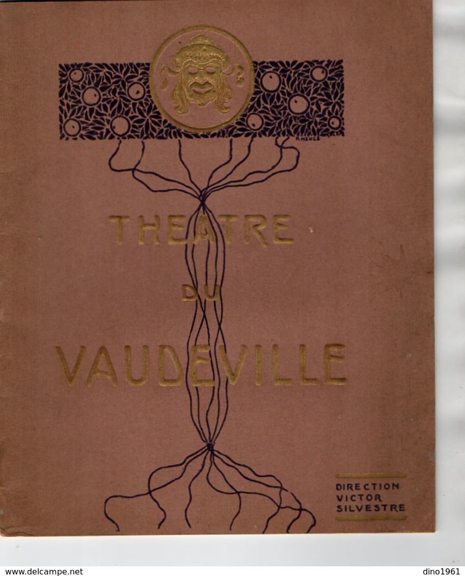 VP16.507 - Programme - Théatre Du VAUDEVILLE  ¨ LA DAME AUX CAMELIAS ¨ Mme Ida RUBINSTEIN - Programmes