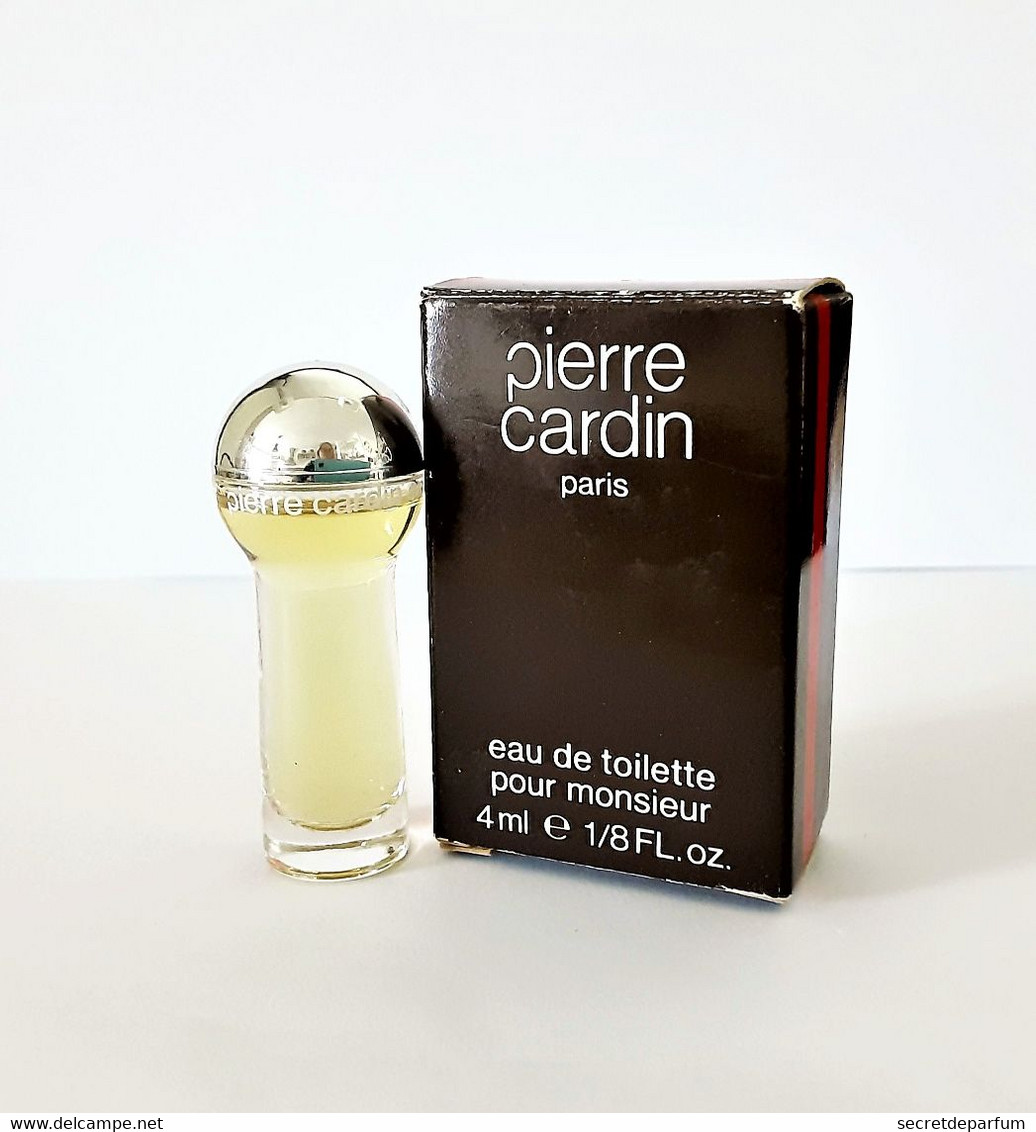 Miniatures De Parfum   PIERRE CARDIN    EDT  POUR  MONSIEUR  4 Ml     + Boite - Miniatures Hommes (avec Boite)