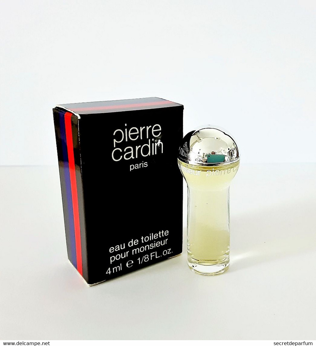 Miniatures De Parfum   PIERRE CARDIN    EDT  POUR  MONSIEUR  4 Ml     + Boite - Miniatures Hommes (avec Boite)