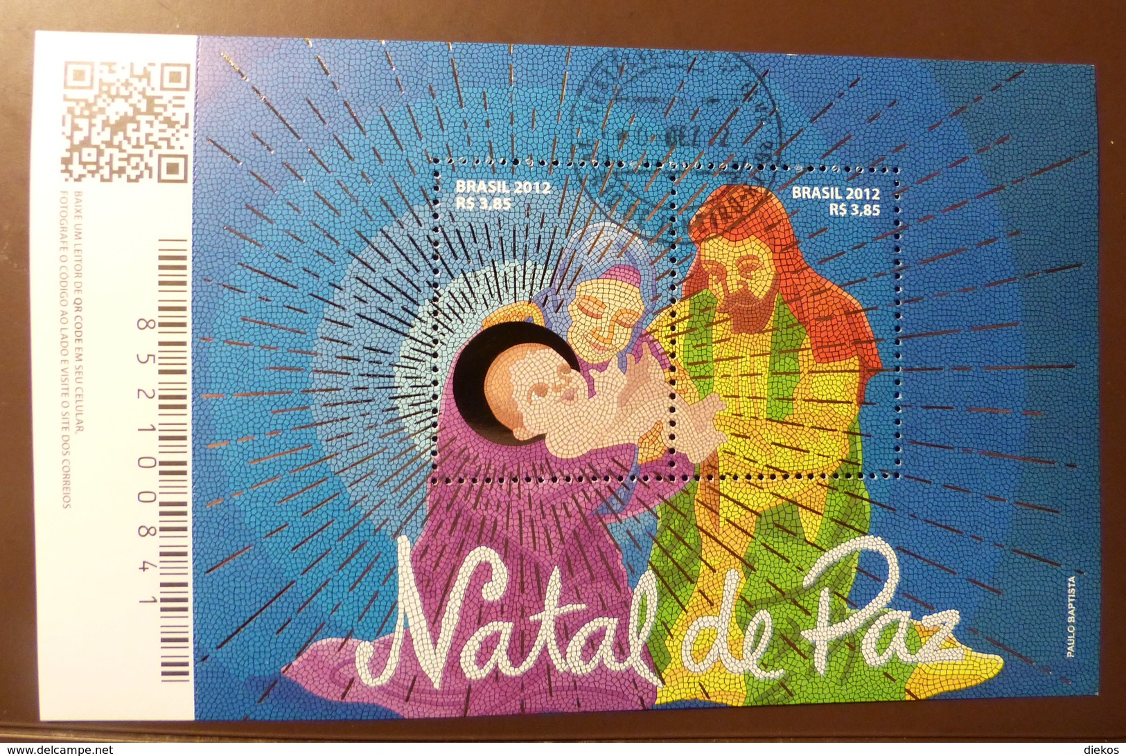 Brazil 2012 Brasil  Christmas MNH Nöel Navidad  Used #5107 - Blocks & Kleinbögen