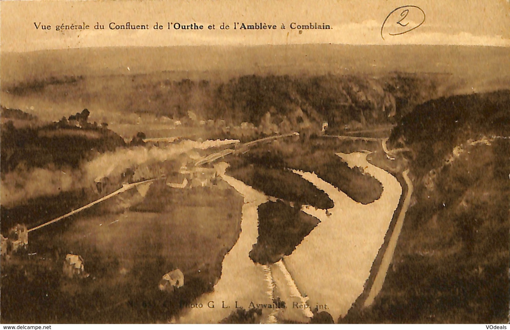 CPA - Belgique - Comblain-au-Pont - Vue Générale Du Confluent De L'Ourthe Et De L'Emblève - Comblain-au-Pont