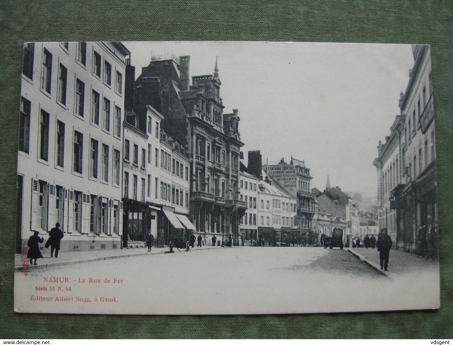 NAMUR - LA RUE DE FER 1910 ( Ed. Albert Sugg ) - Namen