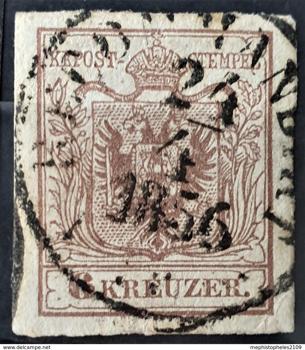 AUSTRIA 1850/54 - Canceled - ANK 4 - 6kr - Usados