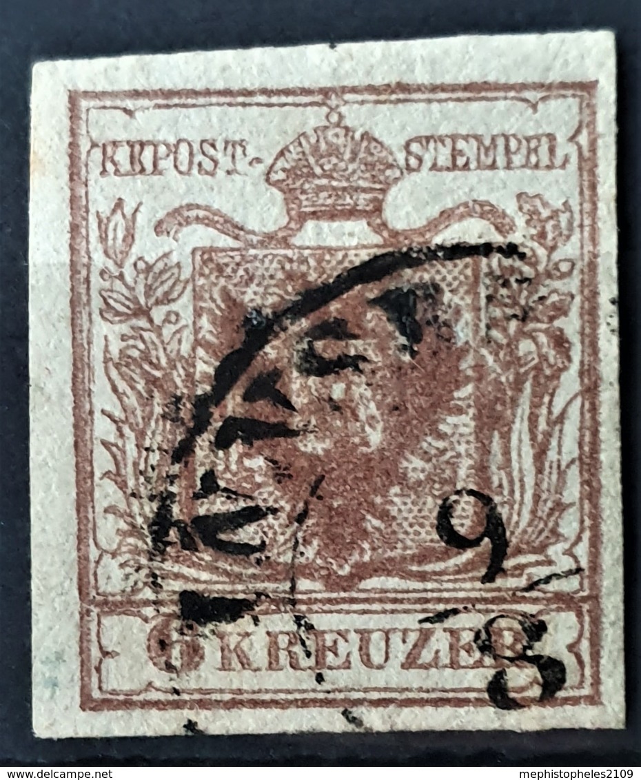 AUSTRIA 1850/54 - Canceled - ANK 4 - 6kr - Gebraucht