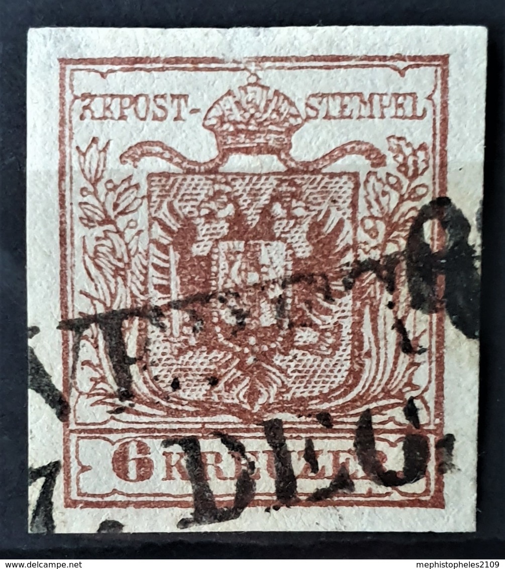 AUSTRIA 1850/54 - Canceled - ANK 4 - 6kr - Usados