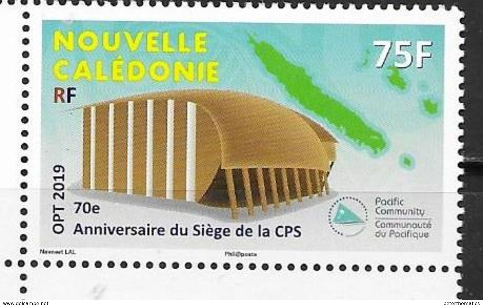 NEW CALEDONIA, 2019, MNH, PACIFIC COMUNITY,1v - Altri & Non Classificati