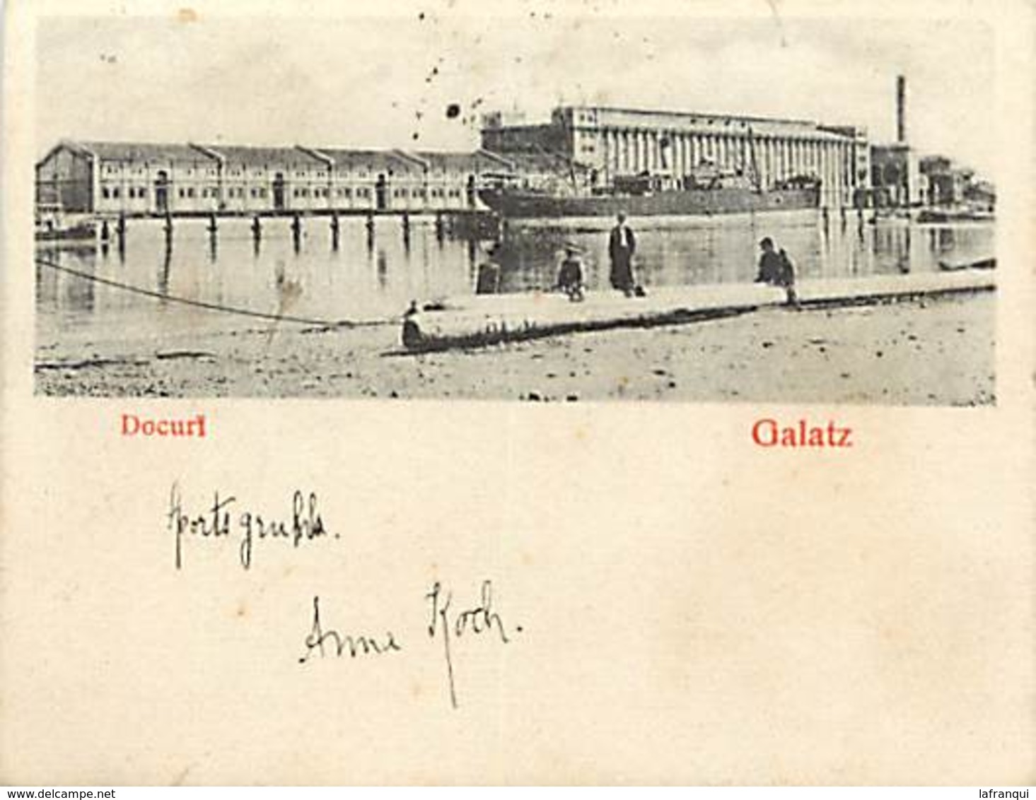 Pays Div-ref V585- Roumanie - Mini Carte Postale 9cms X 7cms (small , Tiny Postcard 9cms X 7cms  ) Galatz - Docuri - - Romania