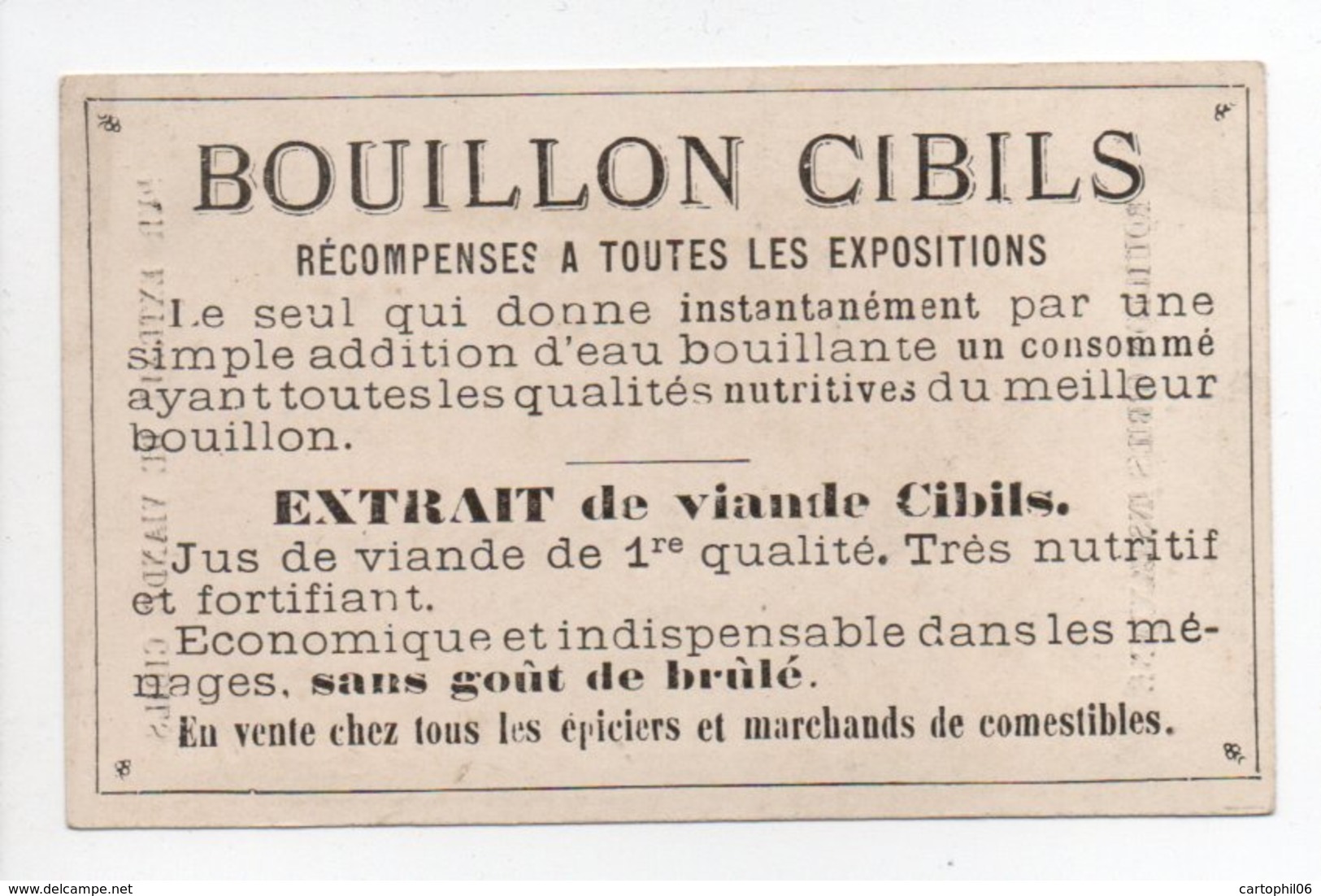 - CHROMO BOUILLON CIBILS - PUR EXTRAIT DE VIANDE - Le Tournoi Enfantin - - Autres & Non Classés