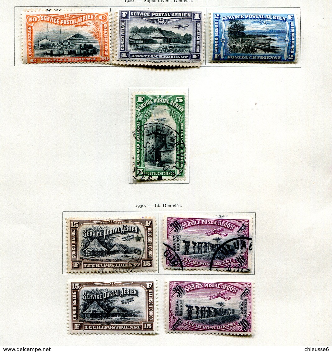 Congo Belge Lot - PA Ob - Unused Stamps