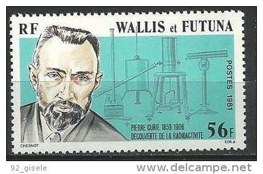 Wallis YT 266 " Pierre Curie " 1981 Neuf** - Nuevos