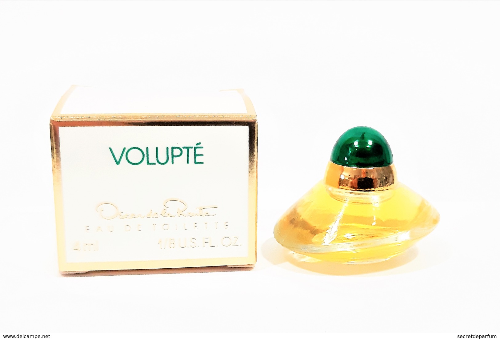 Miniatures De Parfum  VOLUPTÉ   De OSCAR De La RENTA  EDT 4 Ml  + Boite - Miniatures Femmes (avec Boite)