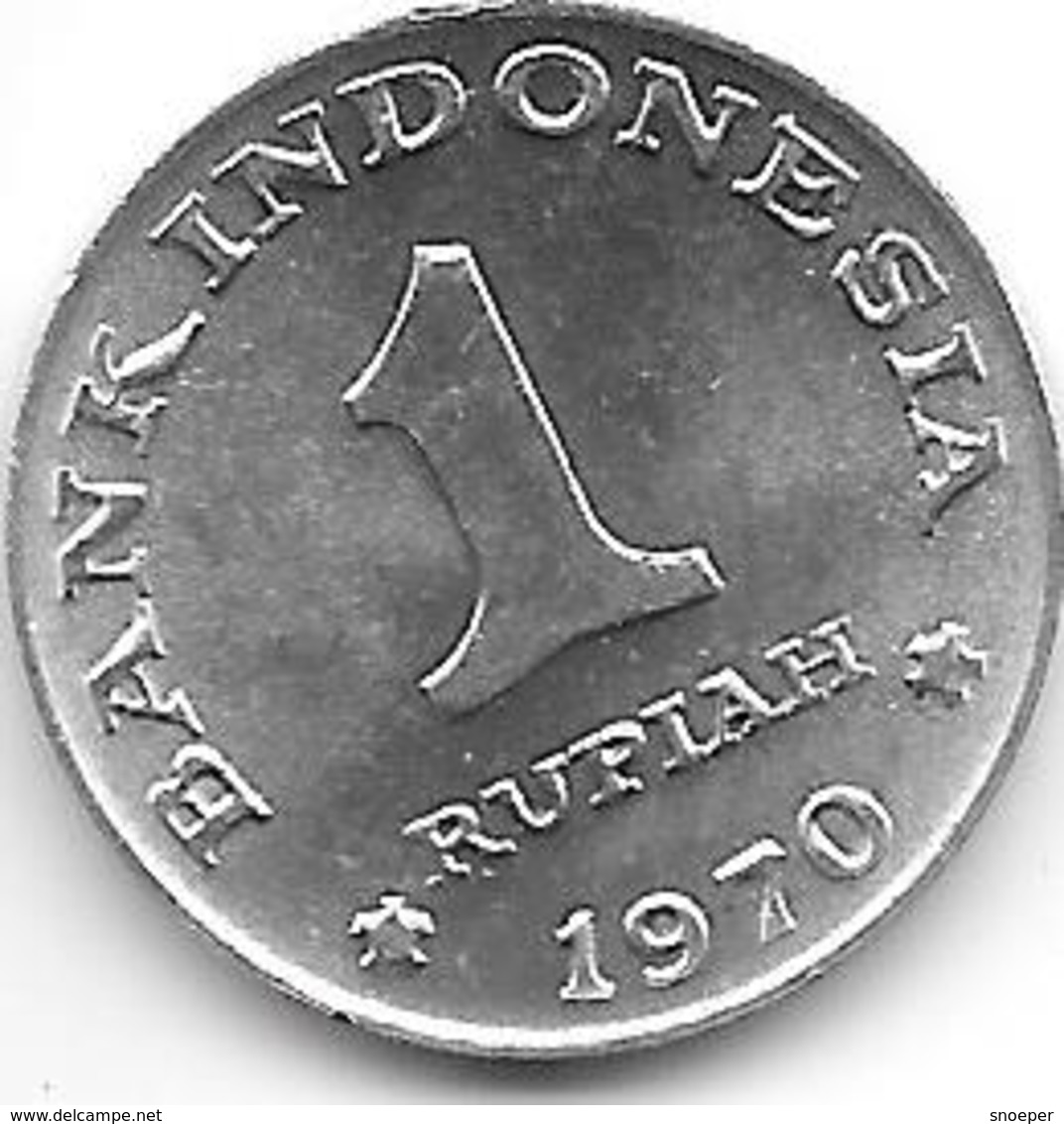 *indonesia 1 Rupiah 1970 Km 20    Bu - Indonesia