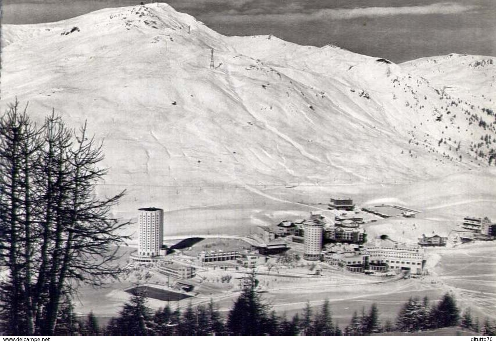 Sestriere - Monte Friteve E Alberghi Duchi D'aosta - La Torre - Monte Sises - Formato Grande Viaggiata – E 14 - Mole Antonelliana