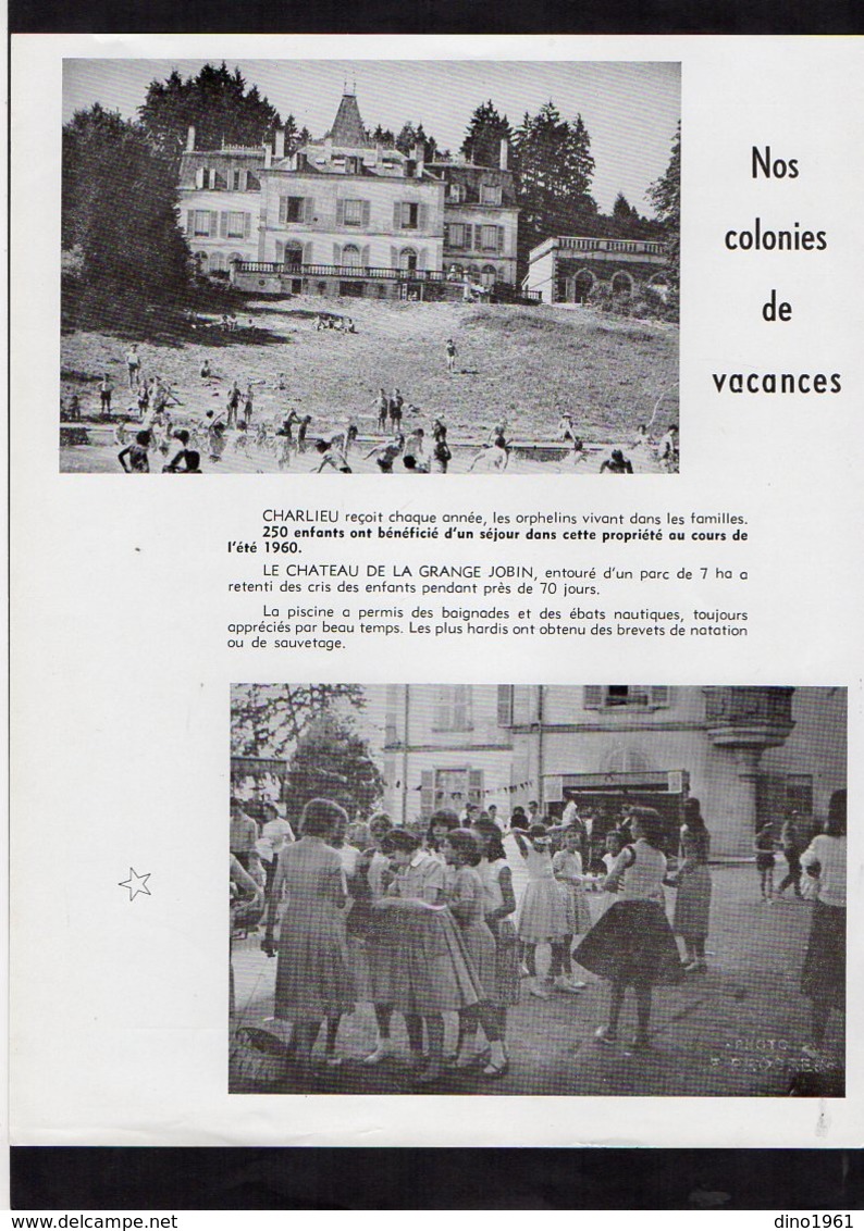 VP16.512 - MILITARIA - 1961 - Portfolio - L'Orphelinat de la Police d' OSMOY ( Hsitorique,Photos & Pubs ......)