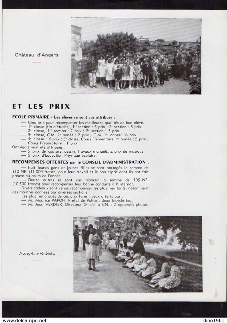 VP16.512 - MILITARIA - 1961 - Portfolio - L'Orphelinat de la Police d' OSMOY ( Hsitorique,Photos & Pubs ......)