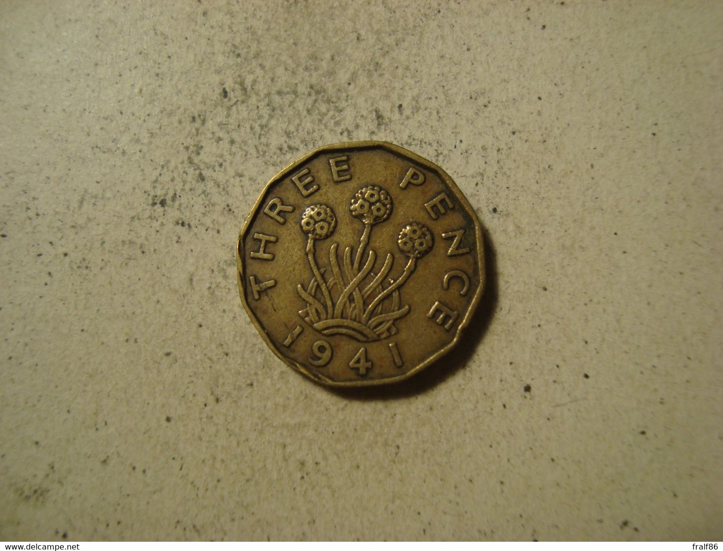 MONNAIE GRANDE BRETAGNE 3 PENCE 1941 - F. 3 Pence