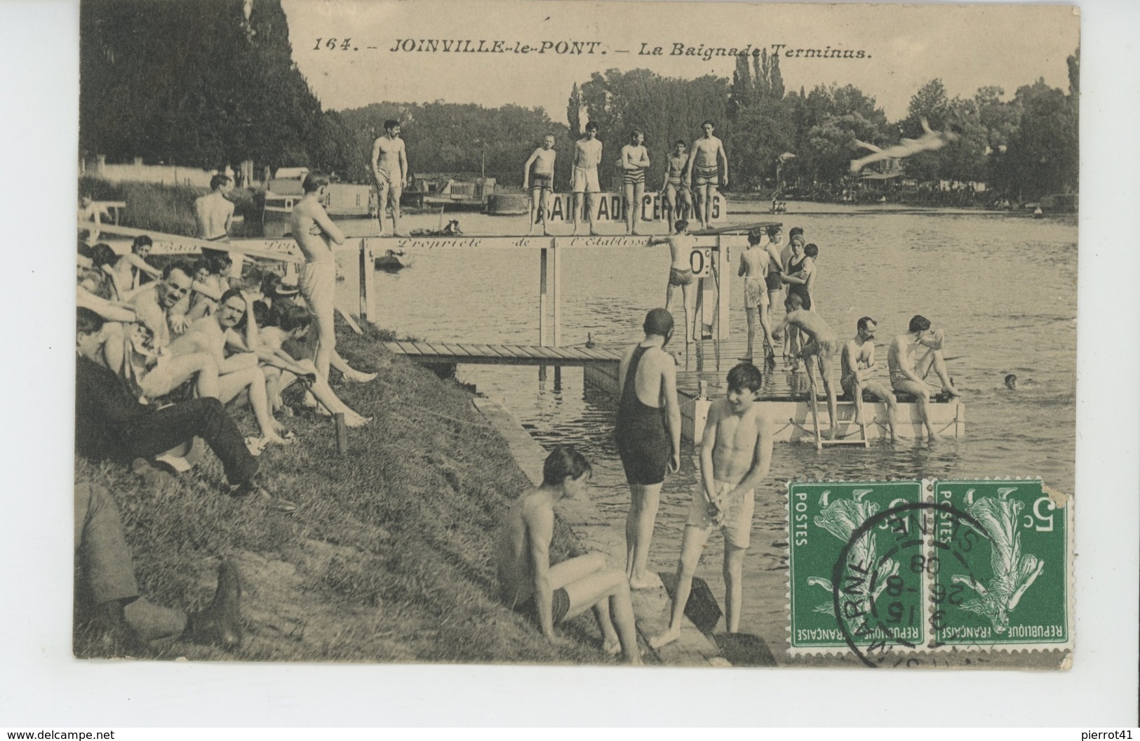 JOINVILLE LE PONT - La Baignade Terminus (baigneurs ) - Joinville Le Pont