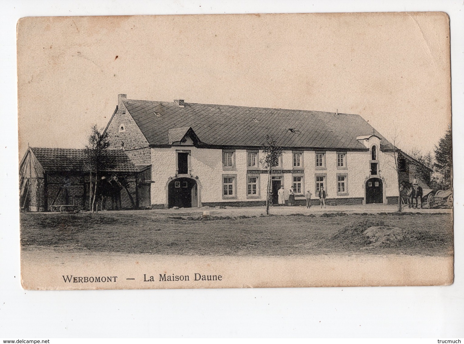 54 - WERBOMONT - La Maison DAUNE - Ferrières