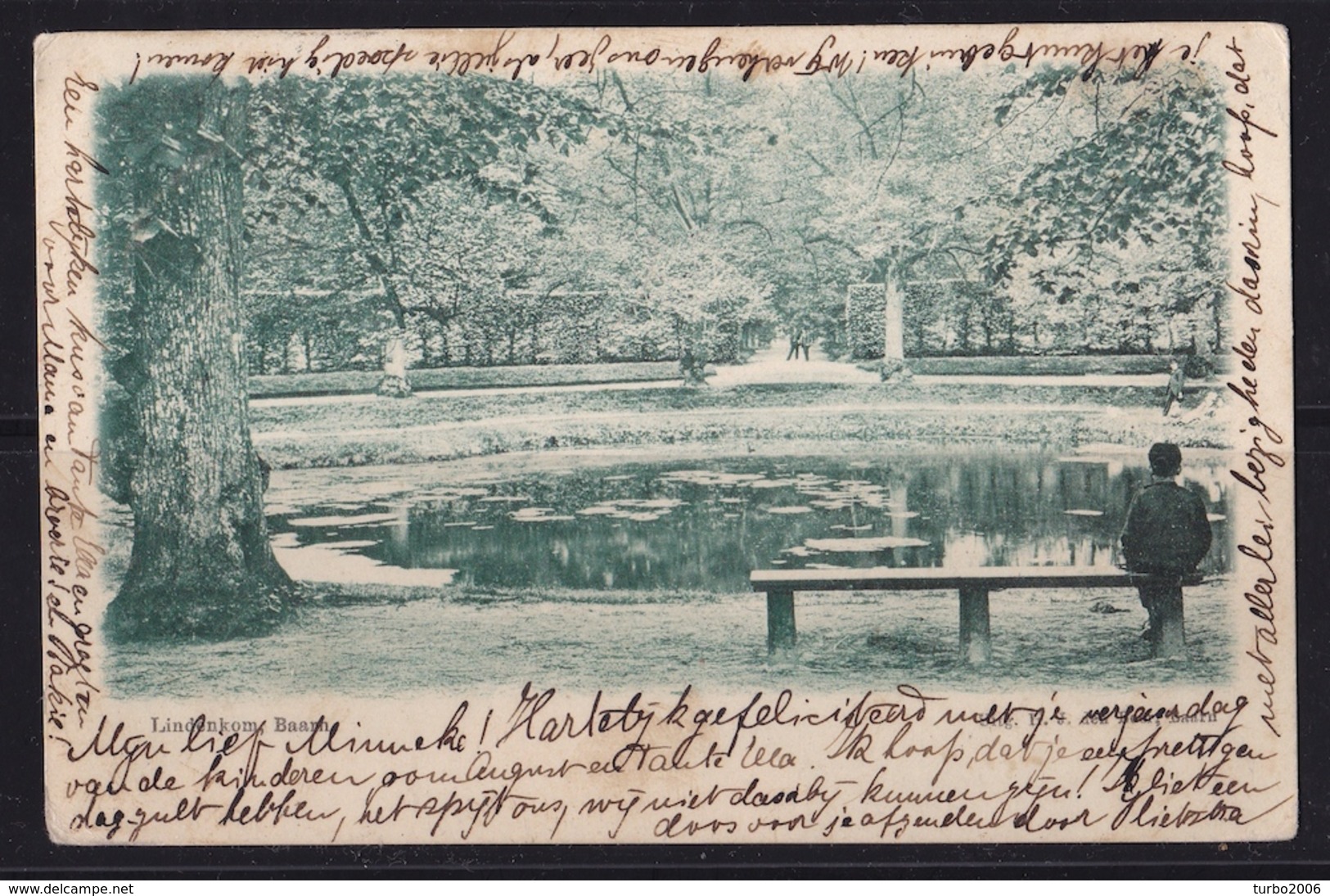 1900 Baarn Lindenkom B/W Gelopen Naar Zandvoort-Bad - Baarn