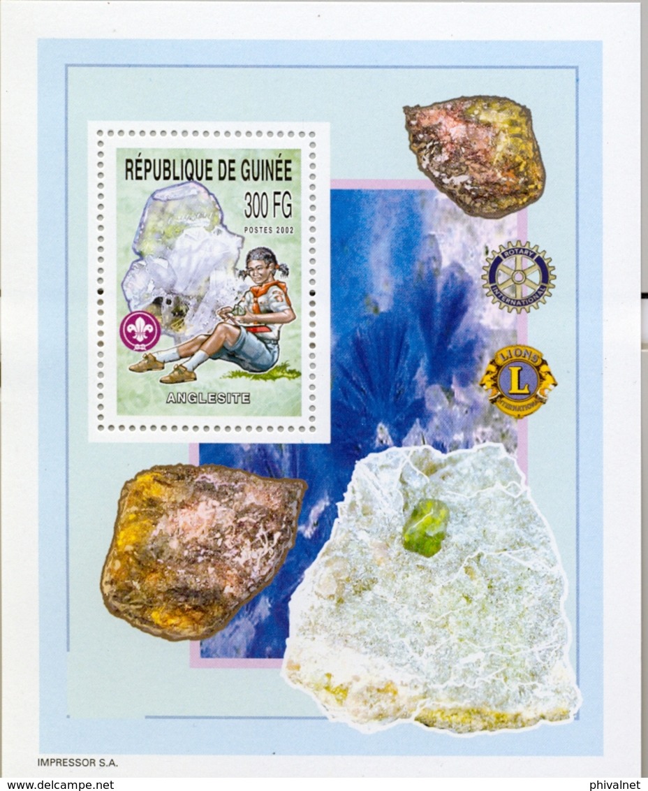 GUINEA REP. , MNH , MINERALES , MINERAUX , MINERALS , GEOLOGIA , MINERIA , GEOLOGY , MINING - Mineralien