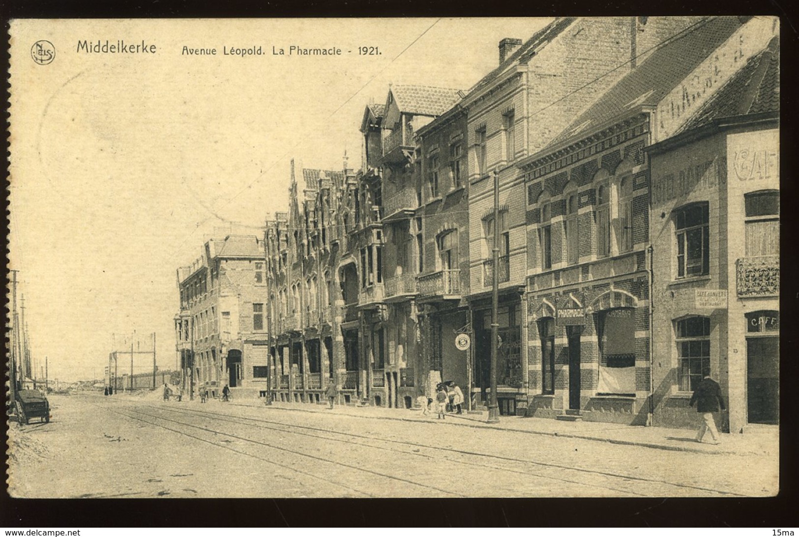 Middelkerke Avenue Leopold La Pharmacie 1921 Nels Rypens - Middelkerke