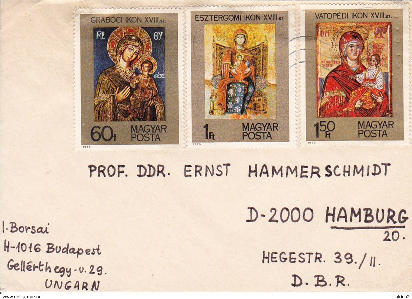 Brief Mit Mi.-Nr. 3082-3084 - 1975 (45920) - Cartas & Documentos