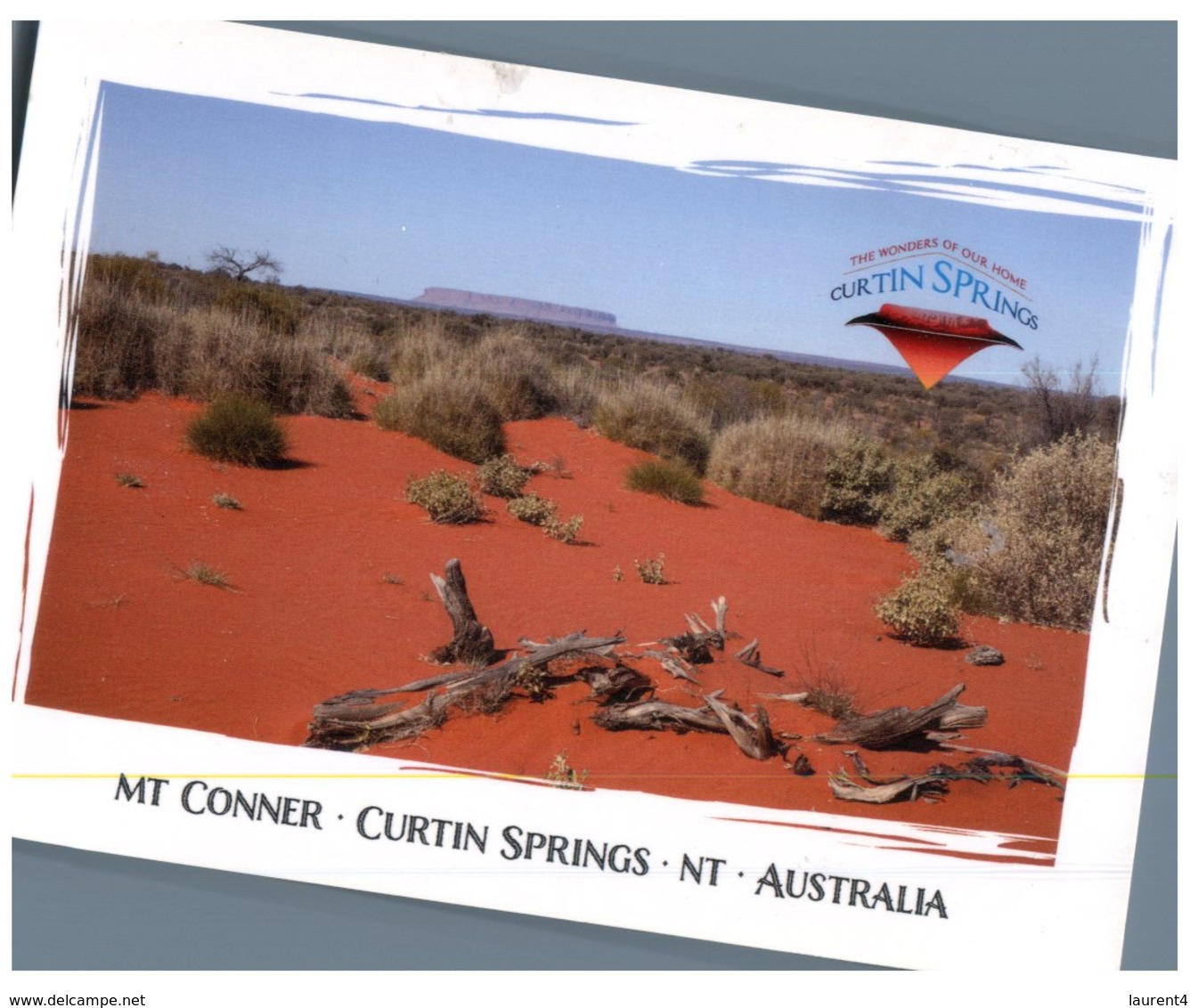 (66) Australia - (with Stamp) NT - Mount Conner, Curtin Spring (look Like Uluru) - The Red Centre