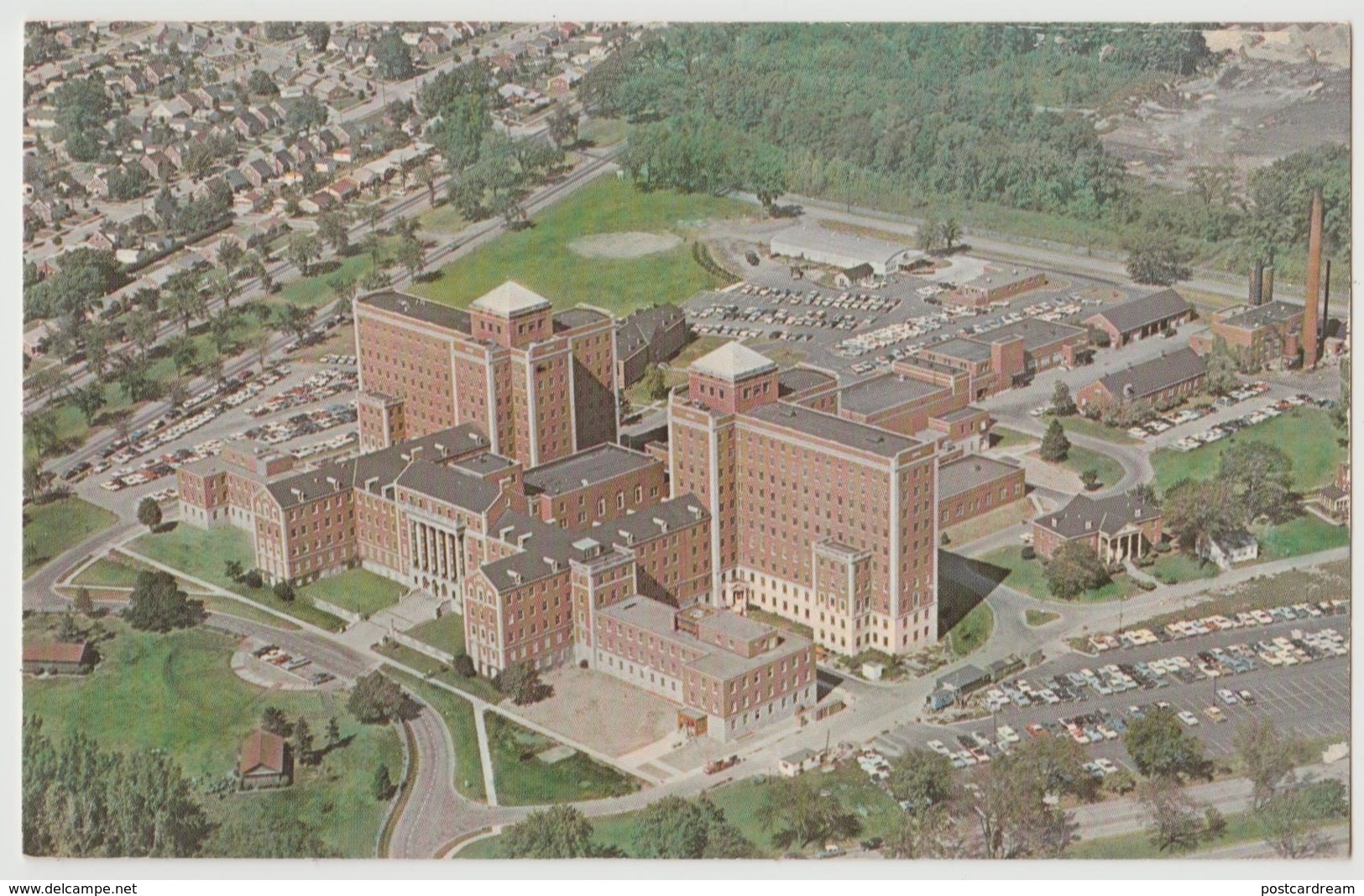 Dearborn MI VETERANS HOSPITAL 1950s Postcard - Dearborn