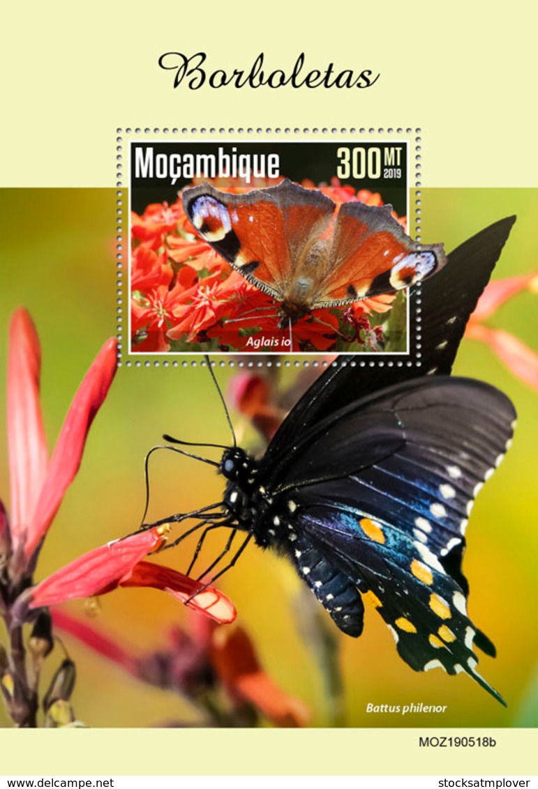 Mozambique  2019  Fauna  Butterflies S201911 - Mozambique