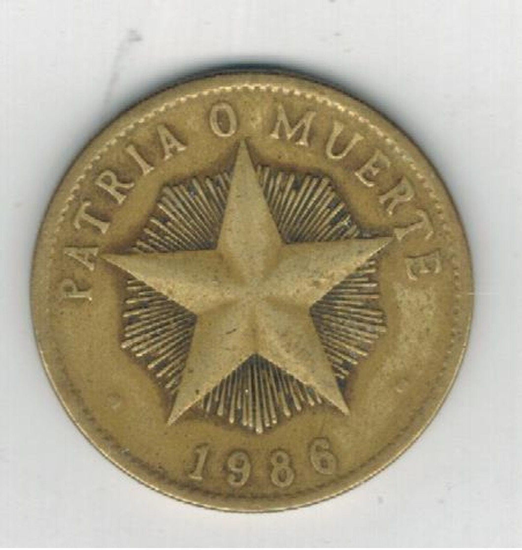 Cuba 1 Peso 1986. Used, See Scan. - Cuba