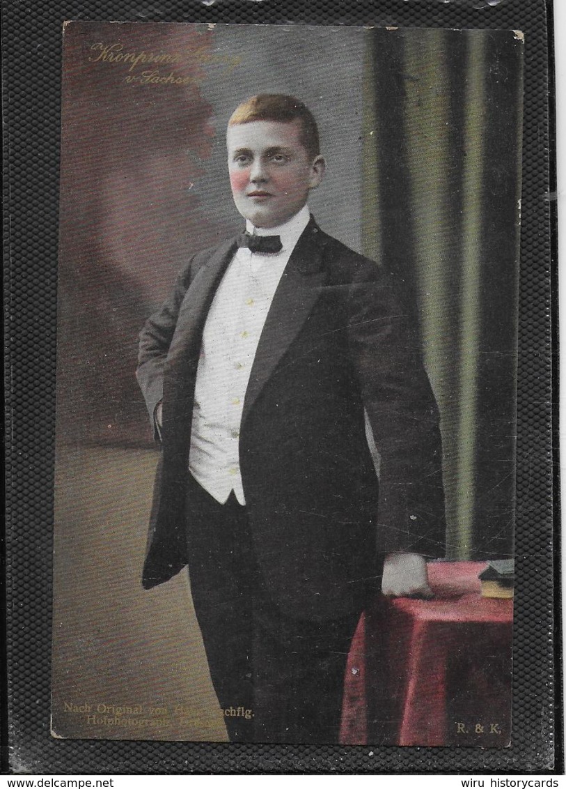 AK 0394  Kronprinz Georg Von Sachsen - Verlag Hahn Nachf. Um 1909 - Royal Families