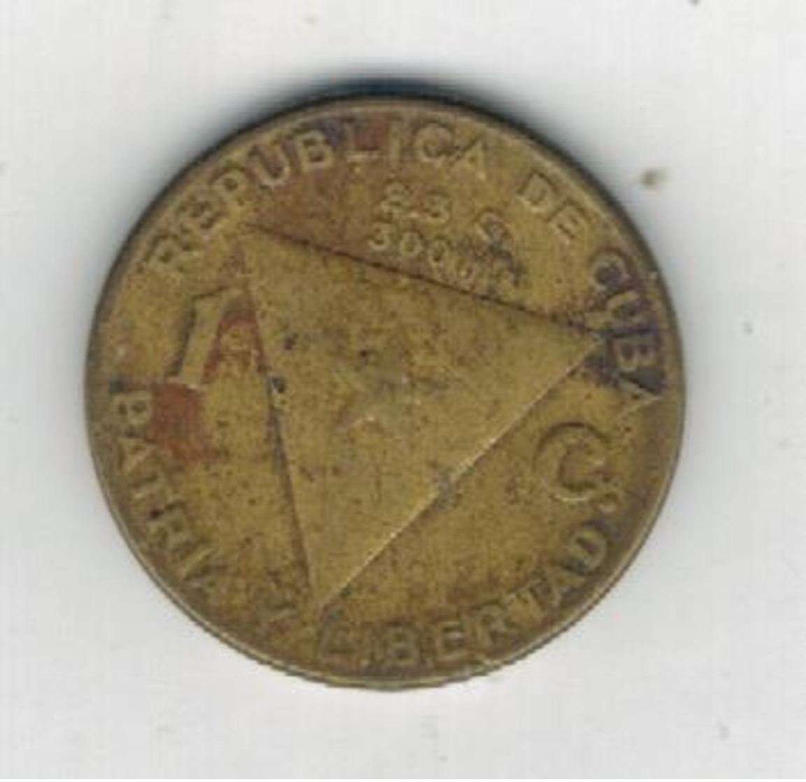 Cuba 1 Centavo 1953. COMM. ISSUE, Used, See Scan. - Cuba