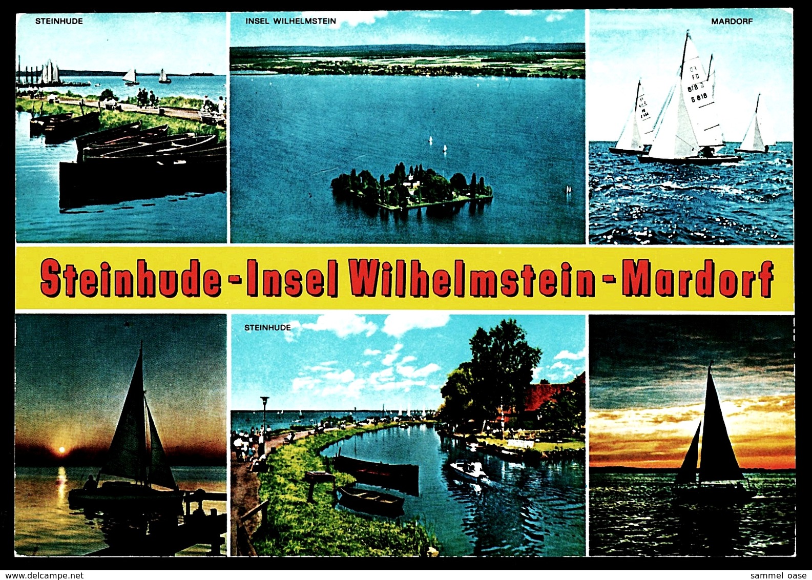Steinhude-Insel Wilhelmstein Mardorf  -  Mehrbild-Ansichtskarte Ca. 1975     (12141) - Neustadt Am Rübenberge